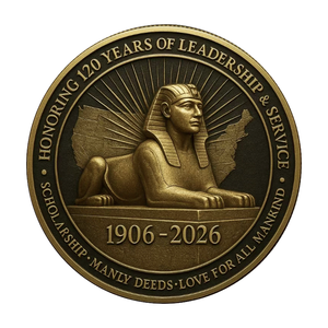Moneta Commemorativa Vintage in Bronzo con Rilievo Colorato per Anniversario di Fraternità, Souvenir Artigianale in Metallo 'Primo tra Tutti <span class=keywords><strong>i</strong></span> Servitori' - Product Image 2