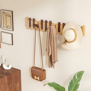 Houselin Đàn Piano Phong Cách Trang Trí Nội Thất Nghiêng Áo Móc Treo Tường Gắn Rắn Gỗ Áo Tổ Chức Giá - Product Image 2