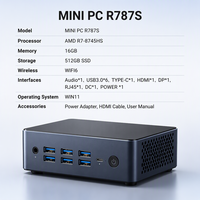 Nouvel Ordinateur de Bureau Mini PC Hasee Zhanshen Mini R787S 2026 AMD Ryzen 7 8745HS 16 Go 512 Go SSD WiFi En Stock Direct Usine