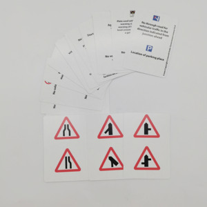 Custom Logo Educational Traffic Sign Flash <strong>Cards</strong> Kids' Custom Printing Hazard Identification <strong>Card</strong> Personalized Playing Tool - Product Image 4