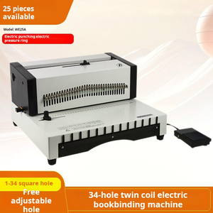 Machine à Relier Électrique A4 à Spirale Métallique Perforeuse et Relieuse de Bureau pour Reliure de Feuillets Mobiles et de Calendriers - Product Image 3