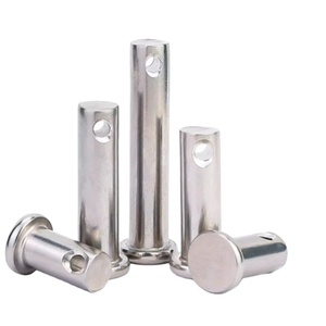 Pasador de horquilla de acero inoxidable M10 marca ZC-1209 S304 personalizado de fábrica con posicionamiento y embalaje en cartón para aplicaciones en pulgadas - Product Image 1