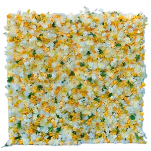 ผนังดอกไม้ประดิษฐ์หรูหราสวยงามแบบ 5 มิติ/3 มิติ ขนาด 8 ฟุต x 8 ฟุต สำหรับตกแต่งงานแต่งงาน งานปาร์ตี้ และบ้าน - Product Image 6