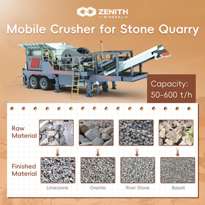 Trituradora de Mandíbulas Móvil sobre Orugas, 100t/h, Línea de Producción de Trituración de Piedra para Canteras - Product Image 5