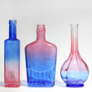 Les bouteilles en verre rectangulaires carrées populaires peuvent être fabriquées avec de la peinture en aérosol pour le <span class=keywords><strong>GIN</strong></span> et le whisky. - Product Image 4