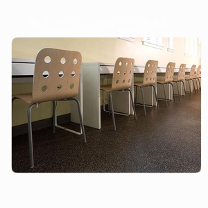 Rollos de Suelo Deportivo de Vinilo de 15 mm, Impermeables, Antideslizantes, Aislantes, con Absorción de Impactos, Baldosas SBR para Gimnasio, Hogar, Terraza, Parque - Product Image 3