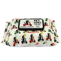 Lingettes désodorisantes pour animaux de compagnie, lingettes antibactériennes pour le toilettage des chiens, lingettes nettoyantes pour chats parfumées à la menthe pour le nettoyage du pelage