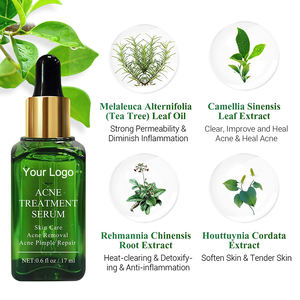 Özel etiket saf doğal çay ağacı yağı akne tedavisi yüz Serum glikolik asit laktik sivilce sökücü akne karanlık noktalar Serum - Product Image 5