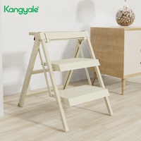 Échelle pliante en aluminium multifonctionnelle Kangyale, nouvelle conception, portable, blanche, épaisse, en aluminium