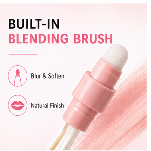 Crayon à lèvres double-embout à brume douce et double effet, naturel et anti-adhésif, pour le maquillage quotidien, avec logo et emballage personnalisés - Product Image 2