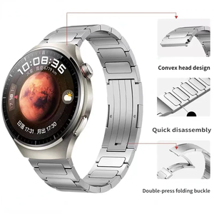 Bracelet de montre universel en titane véritable de 22 mm pour <span class=keywords><strong>Huawei</strong></span> <span class=keywords><strong>Watch</strong></span> GT5Pro, bracelet de montre en titane léger pour <span class=keywords><strong>Huawei</strong></span> GT4PRO GT5 46 mm - Product Image 3