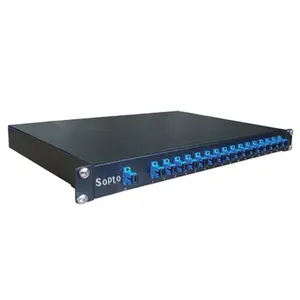 Sopto CWDM Mux/demux Doppelfaser 1470nm~1610nm G657.A1 LC/UPC 19 Zoll Rackfix WDM Mux Demux