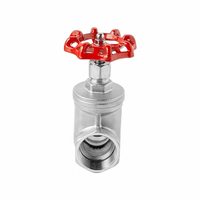 Vanne à opercule filetée en acier inoxydable résistant à la corrosion, à filetage femelle, pour vapeur, eau, huile et produits chimiques à température normale, vanne d'arrêt