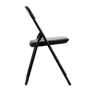 Ghế gấp phân màu đen giả da đệm ghế ăn trong nhà ngoài trời nhà văn phòng gấp ghế - Product Image 5
