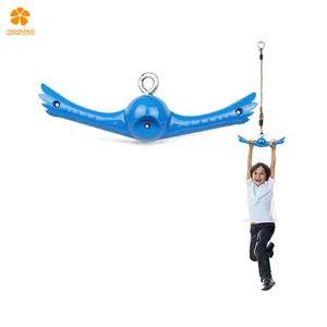 Ninja Slackline Attachments Kids Ninja Toys 360 Handle Twist Spin Flips Toy Activate Ninja Powers for Playground Backyard