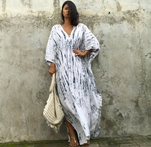 Hippy Designer Women's Wear Rayon Tie Dye <b>Kaftan</b> - Product Image 1