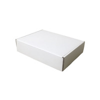 Cajas de Cartón Corrugado Kraft Blanco sin Imprimir con Recubrimiento UV Ecológico OEM ODM - Base en Blanco para Logotipo Personalizado, Embalaje para Cámaras