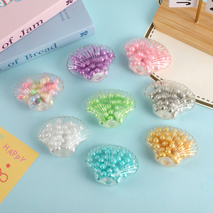 ของเล่นบีบคลายเครียดรูปเปลือกหอยและไข่มุกน้ำแข็ง - Product Image 1