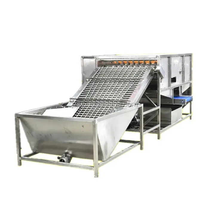 5000pcs/H High Output Industrial Automatic Boiled Egg Peeling Machine/Cooked Chicken Egg Peeler Shelling Processing Line