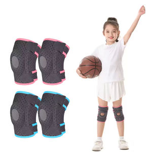 Genouillère de sport pour enfants, genouillère de compression réglable avec support à ressort pour les activités de plein air des enfants - Product Image 1