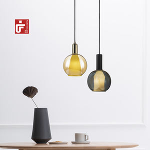 <span class=keywords><strong>Lampe</strong></span> de plafond rétro créative pour la décoration de bar à la maison Luminaires suspendus en verre vintage Conception de <span class=keywords><strong>lampe</strong></span> imprimée en 3D - Product Image 5