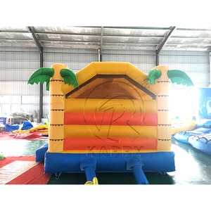 Château gonflable commercial en PVC pour la location, motif animaux de la savane, idéal pour les fêtes d'anniversaire - Product Image 2