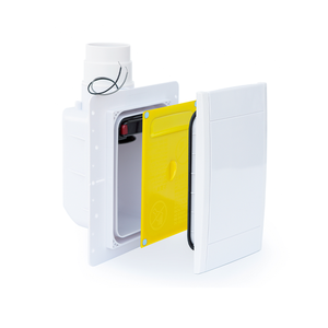 <span class=keywords><strong>Tuyau</strong></span> flexible et extensible en spirale en plastique <span class=keywords><strong>pour</strong></span> <span class=keywords><strong>aspirateur</strong></span> central domestique, alimenté par batterie électrique, avec valve d'entrée à plaque arrière dissimulée - Product Image 5