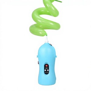 Inflador de Globos Eléctrico Borosino Azul con Temporizador Digital y Cargador para Fiestas - Product Image 3