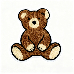 Gấu Pattern các bản vá lỗi cho quần áo sắt trên Chenille patchs, <span class=keywords><strong>bear</strong></span>-patterned thêu các bản vá lỗi cho quần áo, quần, và mũ - Product Image 2