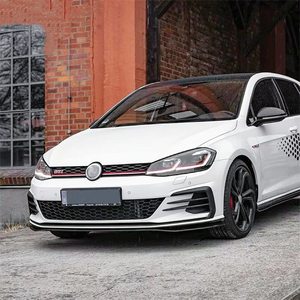 Kit carrosserie TCR : Lame de pare-chocs avant, séparateur et spoiler pour VW <span class=keywords><strong>Golf</strong></span> <span class=keywords><strong>7</strong></span>.5 <span class=keywords><strong>7</strong></span> R Line <span class=keywords><strong>GTI</strong></span> 2015-2020 2017 2018 <span class=keywords><strong>2019</strong></span> – Accessoire de tuning - Product Image 2