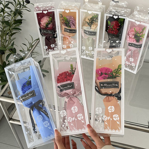 SPR Valentine ngày xà phòng bó hoa, Hộp hoa hồng mô phỏng, hoa hồng, quà tặng Ngày nhà giáo cho giáo viên, đẩy Quà Tặng trên mặt đất - Product Image 2