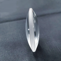 Lentille biconvexe en verre optique de grand diamètre 100 mm 150 mm 200 mm 300 mm pour loupe, usage industriel, OEM personnalisé