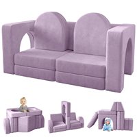 Sofá Modular de Espuma para Niños Tenderplay, Bloques de Construcción de Espuma, Sofá Infantil