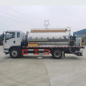Vente directe d'usine en Chine pour un distributeur d'asphalte de 10 000 L 4*2 6*4, pulvérisateur de bitume, camion à goudron avec finisseur d'asphalte - Product Image 3