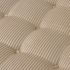 โซฟาแบบถอดประกอบได้ รุ่น Hermetic Vacuum Pack Boneless Sofa Cube ขนาดเดี่ยว แบบแยกส่วน ผ้ากำมะหยี่ลายริบแนวตั้ง - Product Image 2