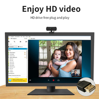 Cámara Web para PC de Alta Calidad con Soporte de Trípode, 2K 4MP, Grabación de Video HD, Enfoque Automático, USB, con Micrófono para Computadora