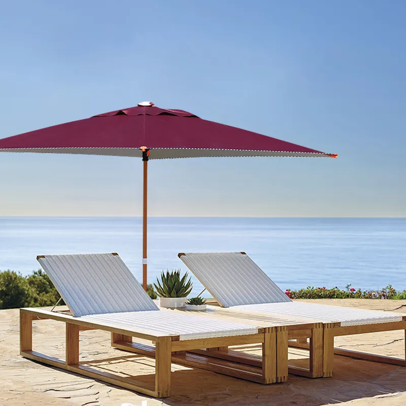 9ft आउटडोर फर्नीचर उद्यान छत्र छाता वाणिज्यिक Sunshelter और निविड़ अंधकार आंगन समुद्र तट छाता