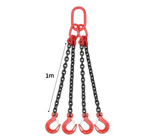 โซ่ยกของแบบสายเดี่ยวและสายคู่  ปลอกโซ่ยกของ  โซ่ยกของแบบมีปลอก  โซ่ยกของรับน้ำหนักได้ 1000 กก. - Product Image 3