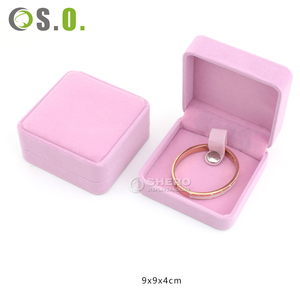 Custom Luxury Flannelette <b>Box</b> Luxury Earring Bracelet <b>Necklace</b> Ring Packaging Gift Countertop <b>Jewelry</b> Velvet Packaging <b>Box</b> - Product Image 4