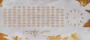 אמנות פנים יחיד אמנות דקו עיצוב בסגנון עתיק קריסטל islamic קיר שעון מרובע שרף מחט חשמלי סלון שימוש פלסטיק - Product Image 5