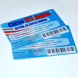 Buen <span class=keywords><strong>Precio</strong></span> PVC Regalo Membresía Puntos VIP Lealtad Lucky Scratch Scrape Card - Product Image 3