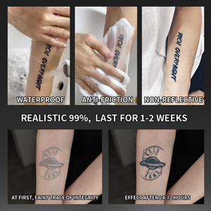 Planète et <span class=keywords><strong>horloge</strong></span> <span class=keywords><strong>tatouage</strong></span> temporaire <span class=keywords><strong>tatouage</strong></span> semi-permanent étanche dure 2 semaines <span class=keywords><strong>tatouage</strong></span> réaliste à base de plantes pour le corps du bras - Product Image 5