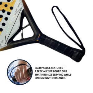 Set di Racchette da Beach Tennis in Carbonio 18K con Logo Personalizzato OEM, Racchette da <span class=keywords><strong>Padel</strong></span> Mormaii a Forma di Diamante - Product Image 5