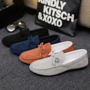 Zapatos Mocasines Casuales de Moda para Hombre, Parte Superior de Gamuza Transpirable, Punta de Tela Elástica con Estampado, para Primavera, Verano, Otoño e Invierno - Product Image 6