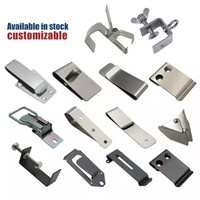Colliers de serrage sur mesure en métal, clips de haute précision, emboutissage et pliage d'acier inoxydable, fabricant OEM, vente en gros