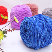 Fil chenille épais et doux en velours peluche pour crochet, couverture, écharpe, chapeau, amigurumi, tricot, décoration de la maison, artisanat pour bébé