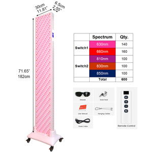 IDEARLIGHT RL600MAXC 630nm 660nm 810nm 830nm 850nm Aliviar A Dor Do Corpo Inteiro Painéis De Terapia De Luz Vermelha Terapia De Luz Vermelha - Product Image 2
