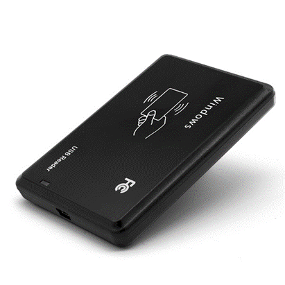 F601 High Performance USB ID IC Card Reader 125KHz RFID Desktop Plug & Play No Driver ABS Material