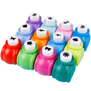 Craft Puncher ABS Zinc Alloy <span class=keywords><strong>Punch</strong></span> Satu Lubang Die Cut Pola Cocok untuk Kertas EVA Foam Shaped <span class=keywords><strong>Punch</strong></span> - Product Image 6