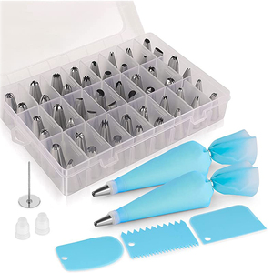 مجموعة رؤوس وأقماع تزيين الكيك والمعجنات - Product Image 2
